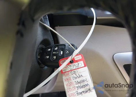 2011 Honda Odyssey Ex-L z USA, uszkodzony, nr VIN 5FNRL5H66BB083927